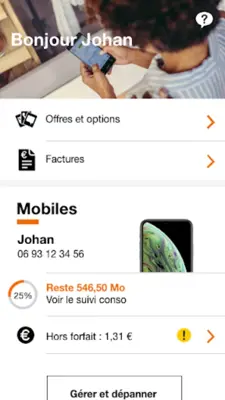 Orange et Moi Réunion Mayotte android App screenshot 4